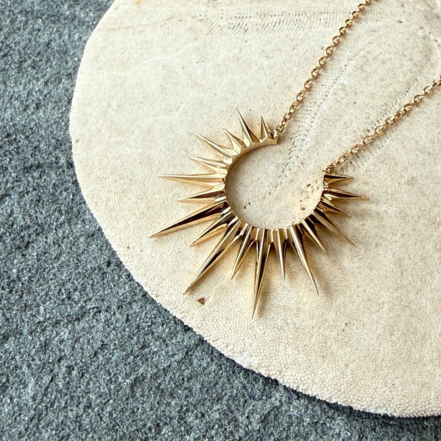 King Sun Yellow Gold Necklace