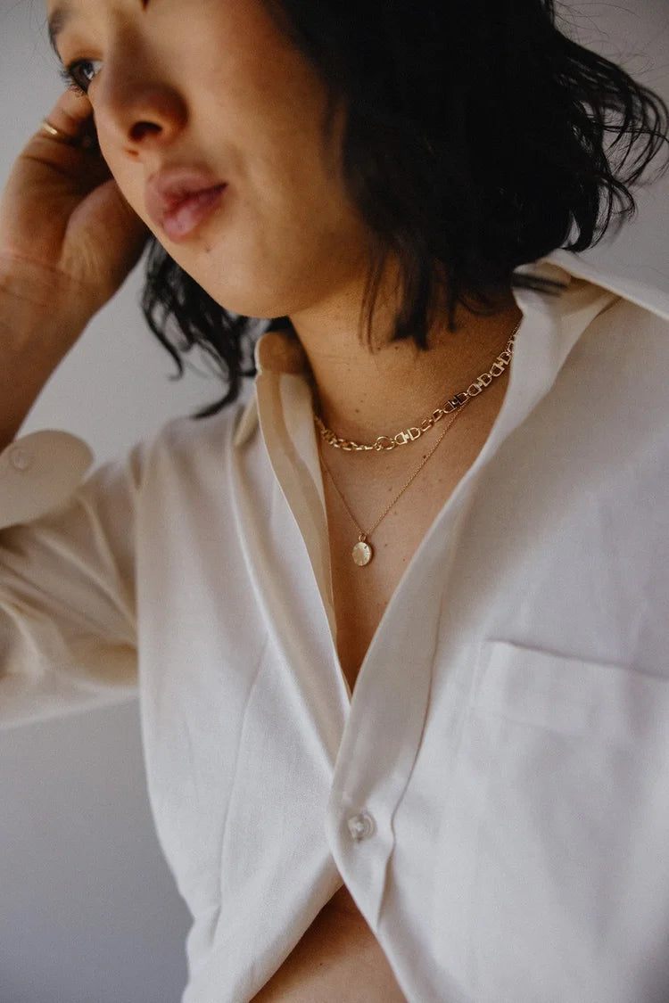 Diamond Wheel Necklace