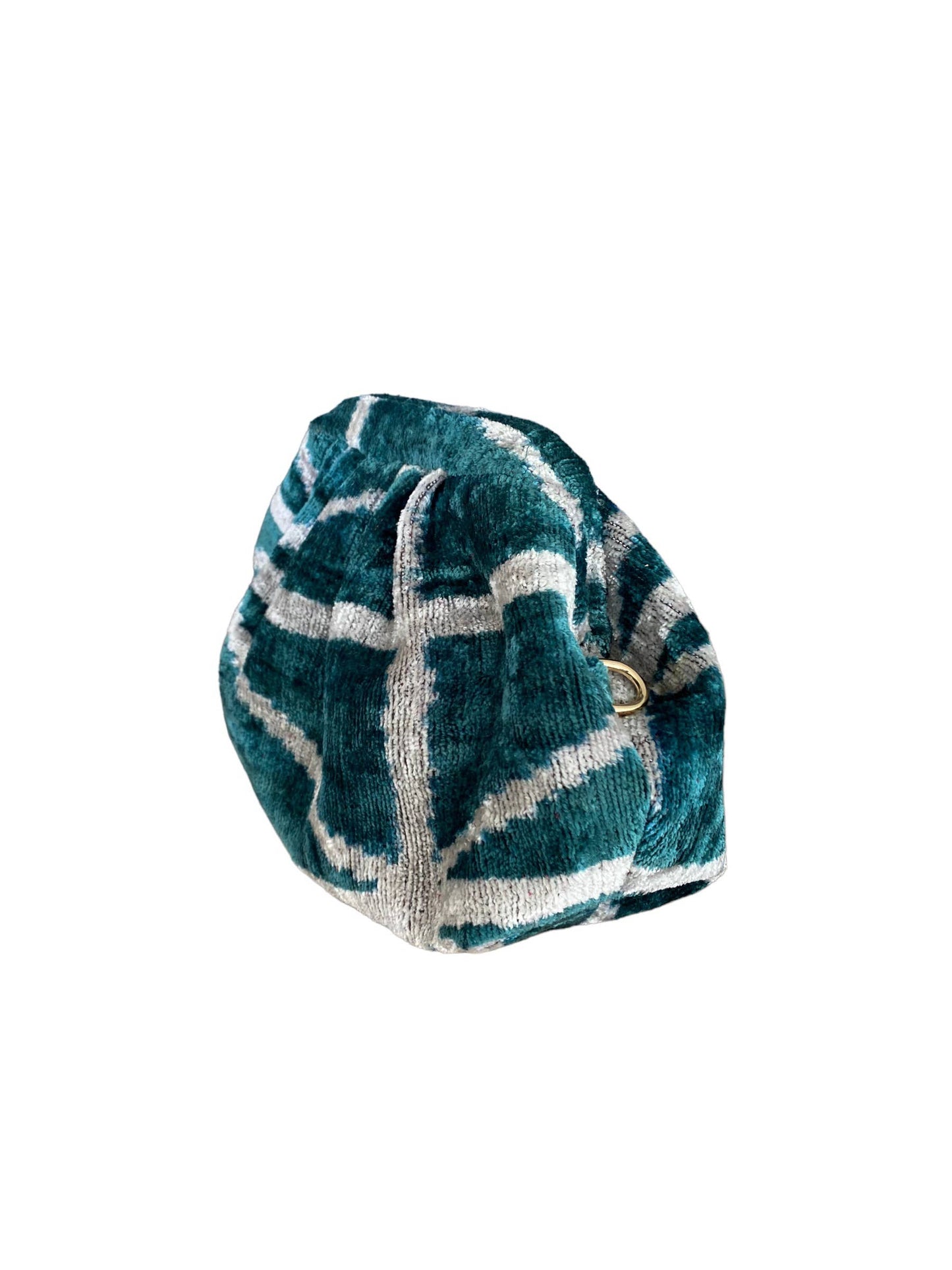 Silk Velvet Ikat Soft Clutch