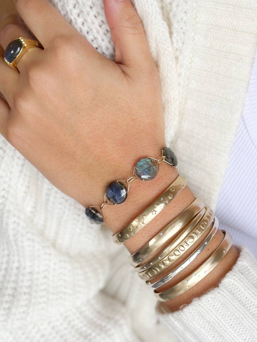 Zodiac Constellation Cuff - Cancer