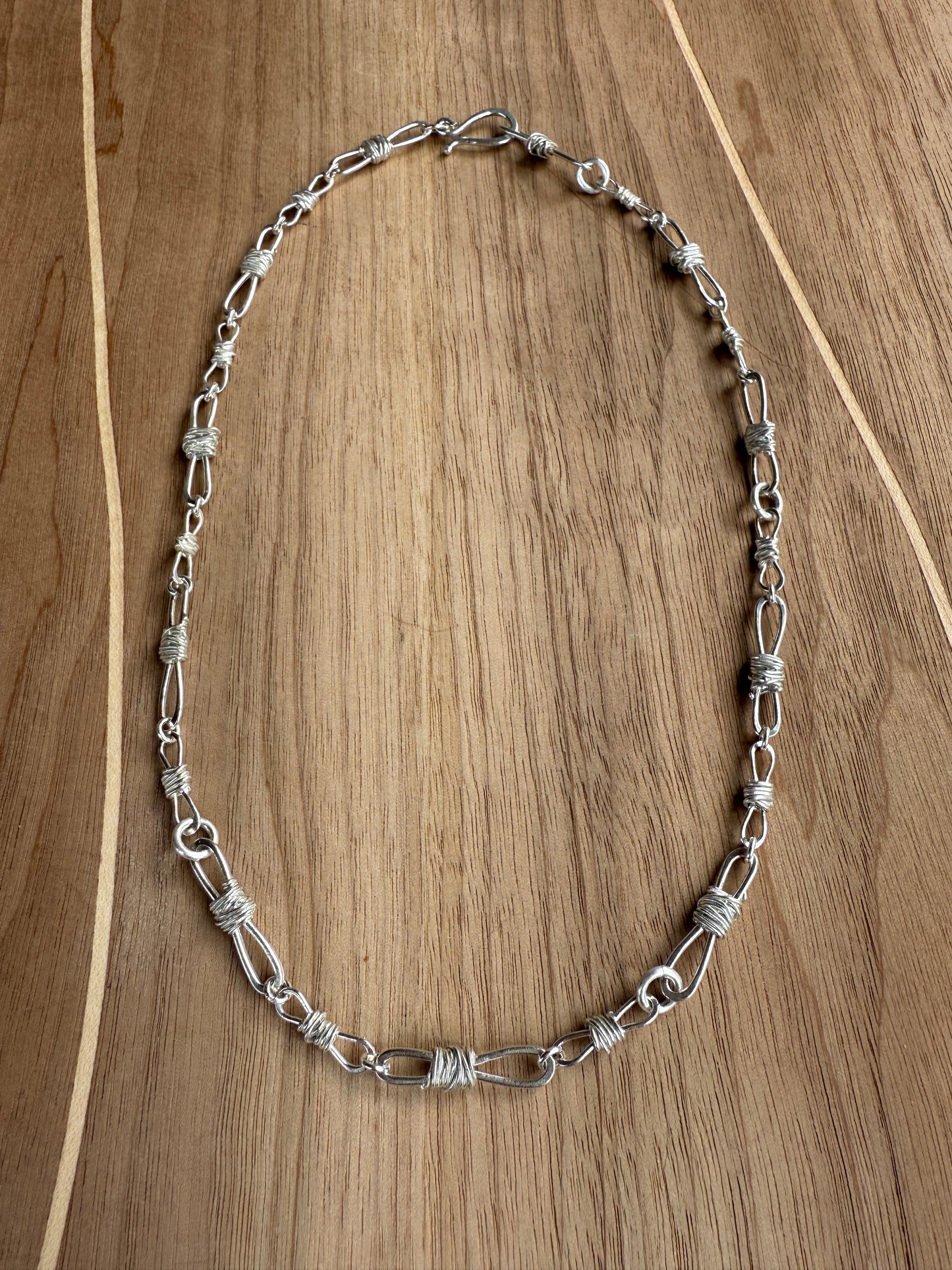 Barbed Wire Chain Necklace