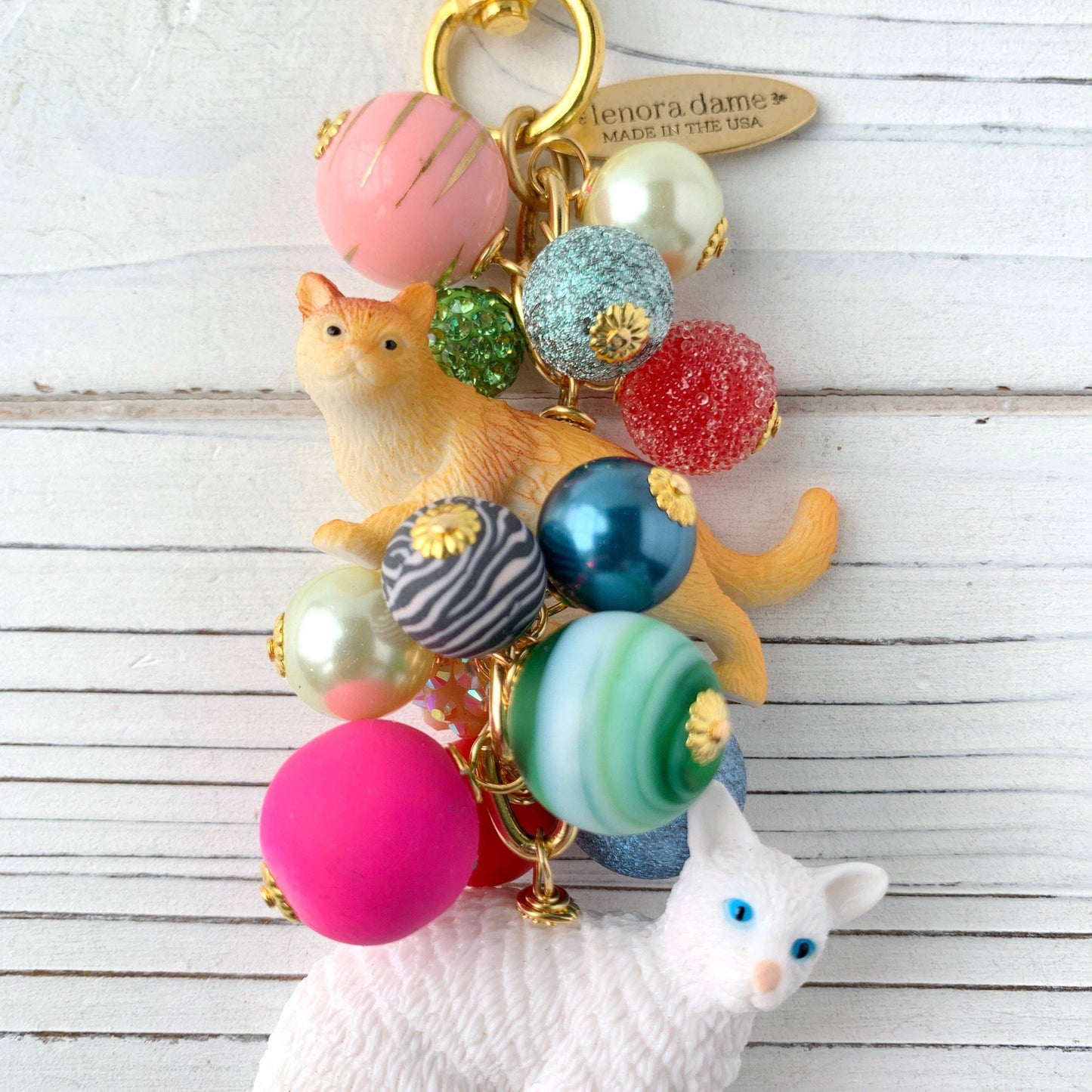 Here Kitty Kitty Cat Bag Charm