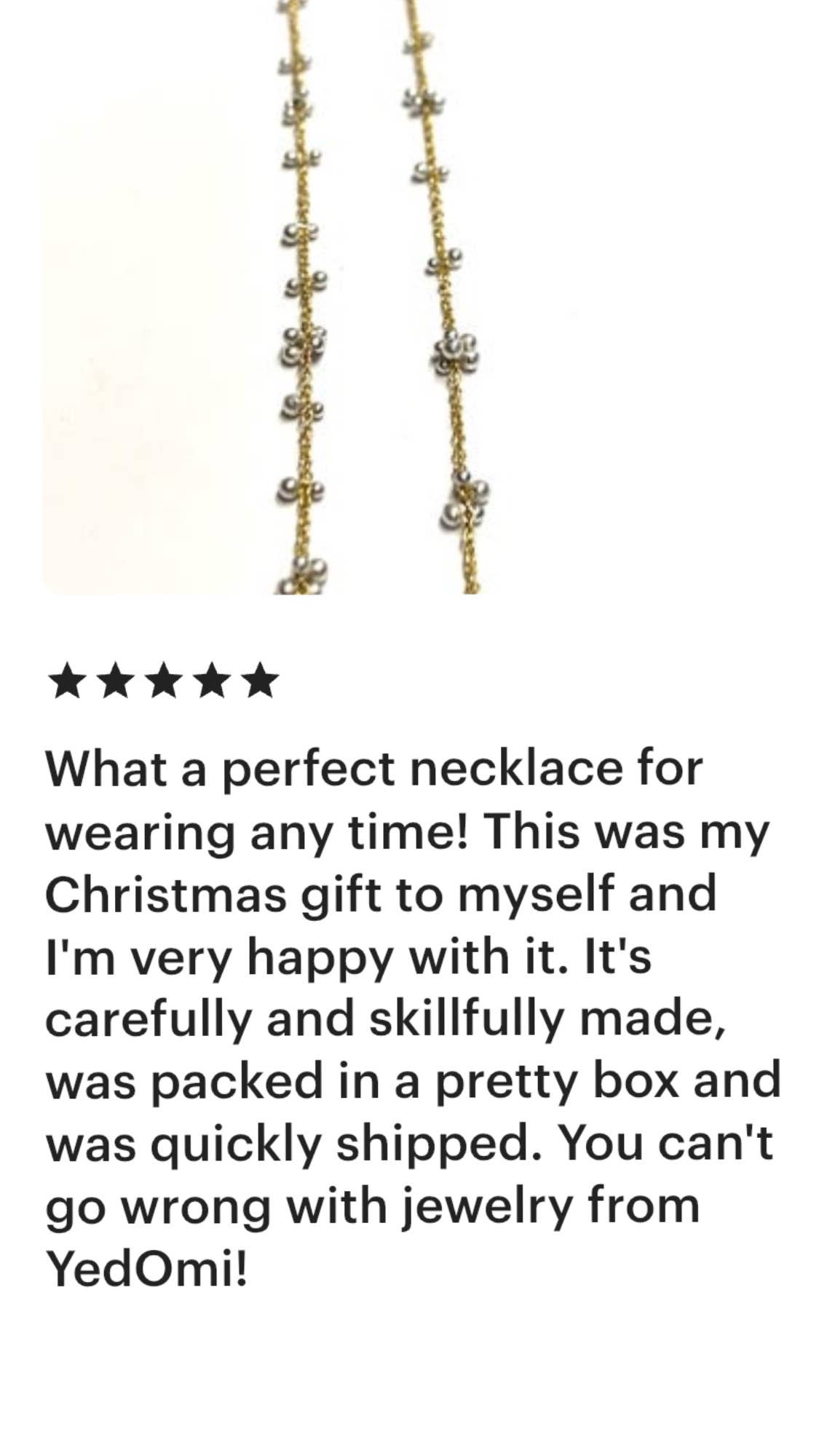 Scattered Caviar Necklace