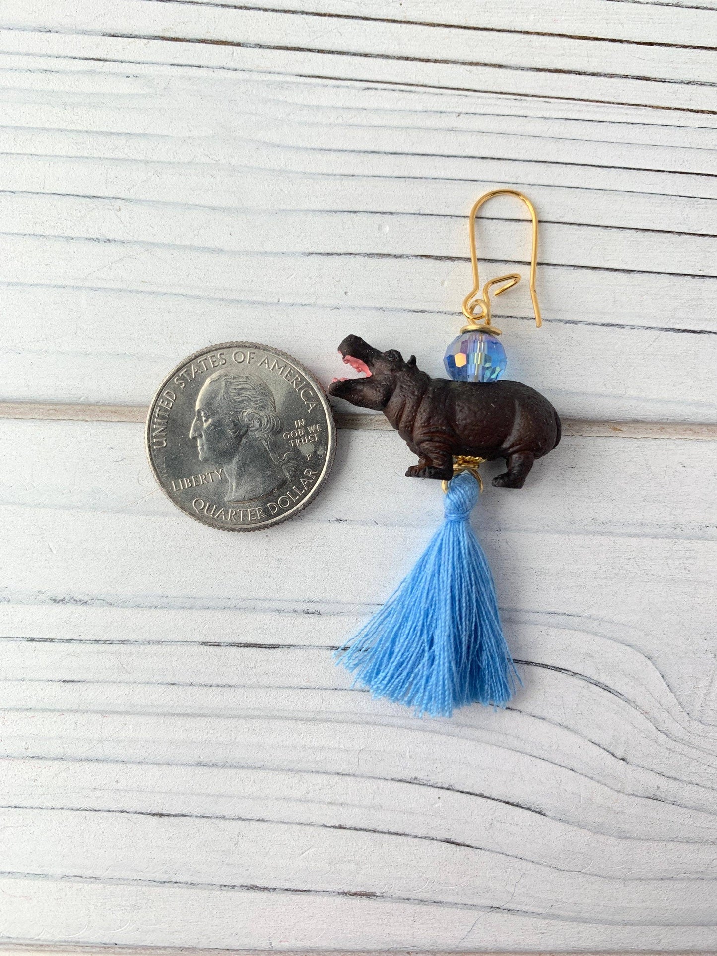 Mini Hippo Earrings