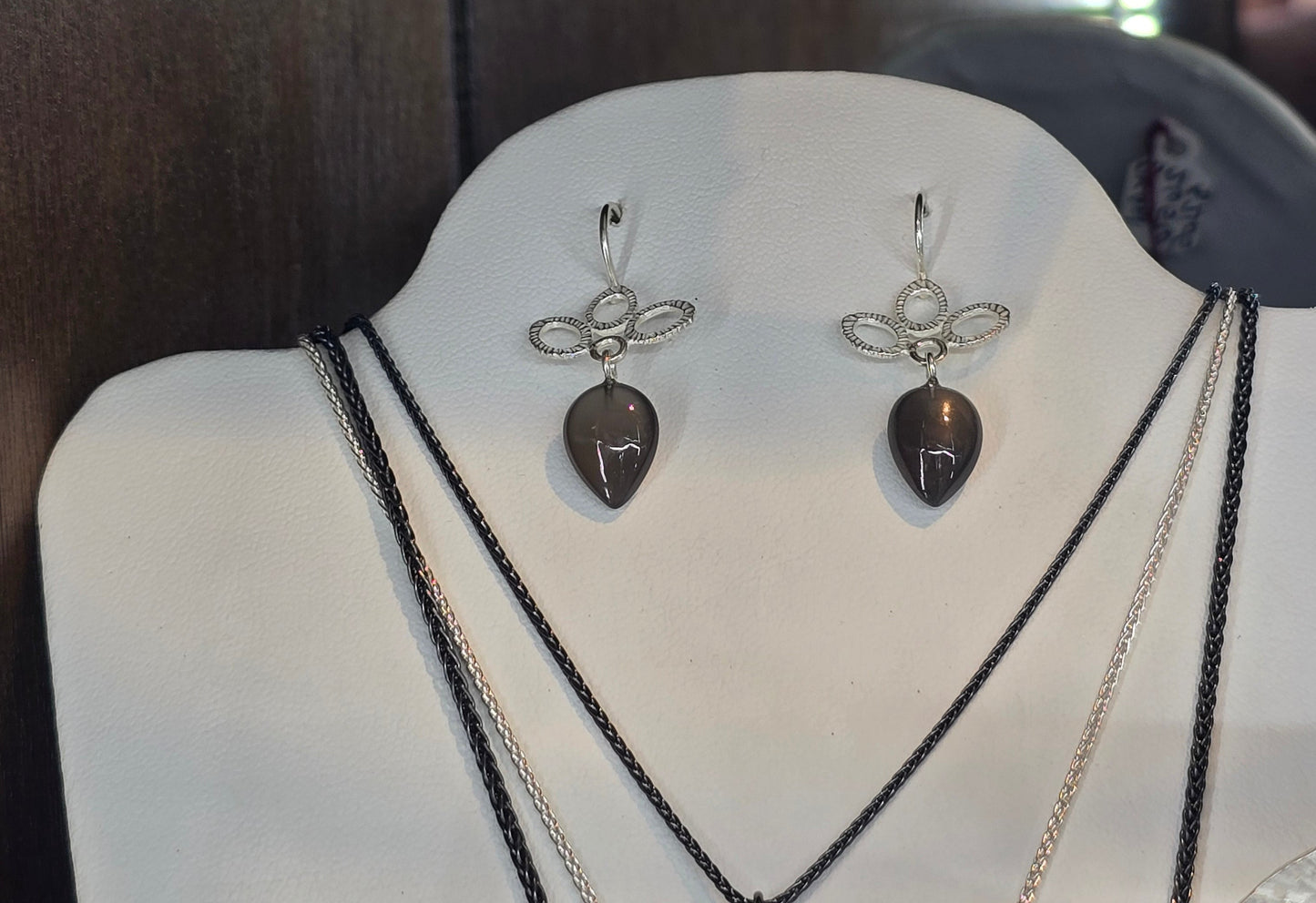 Moonstone Drop Earrings