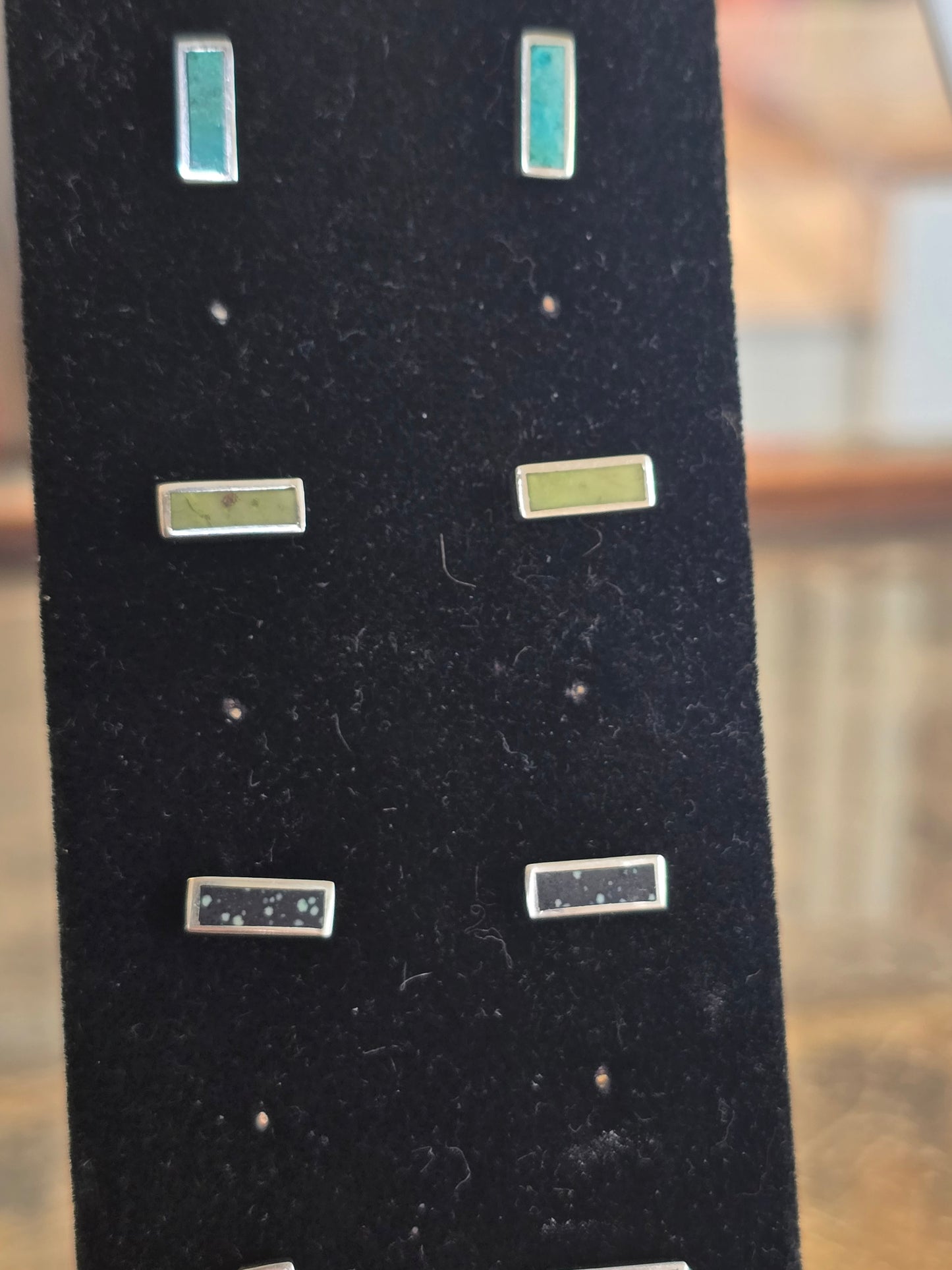 Green Dream Jasper Styx Studs