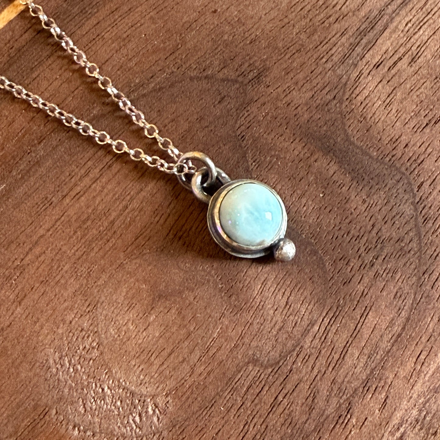 Larimar Pendant Necklace