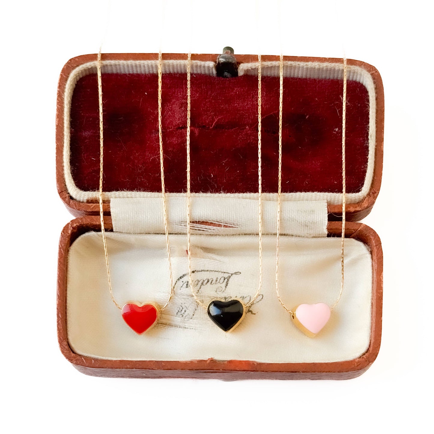 Enamel Heart Necklace