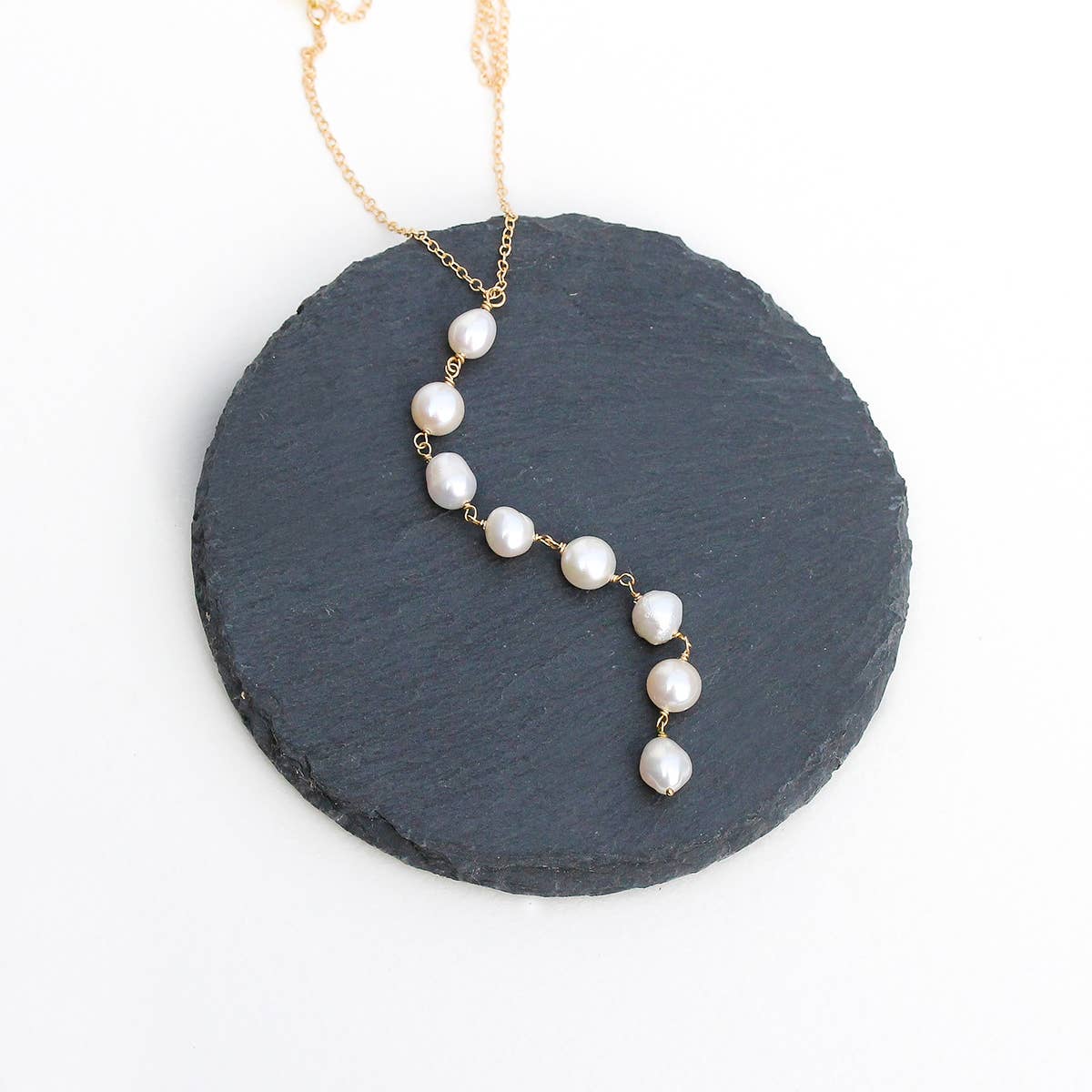 Pearl Cascade Necklace