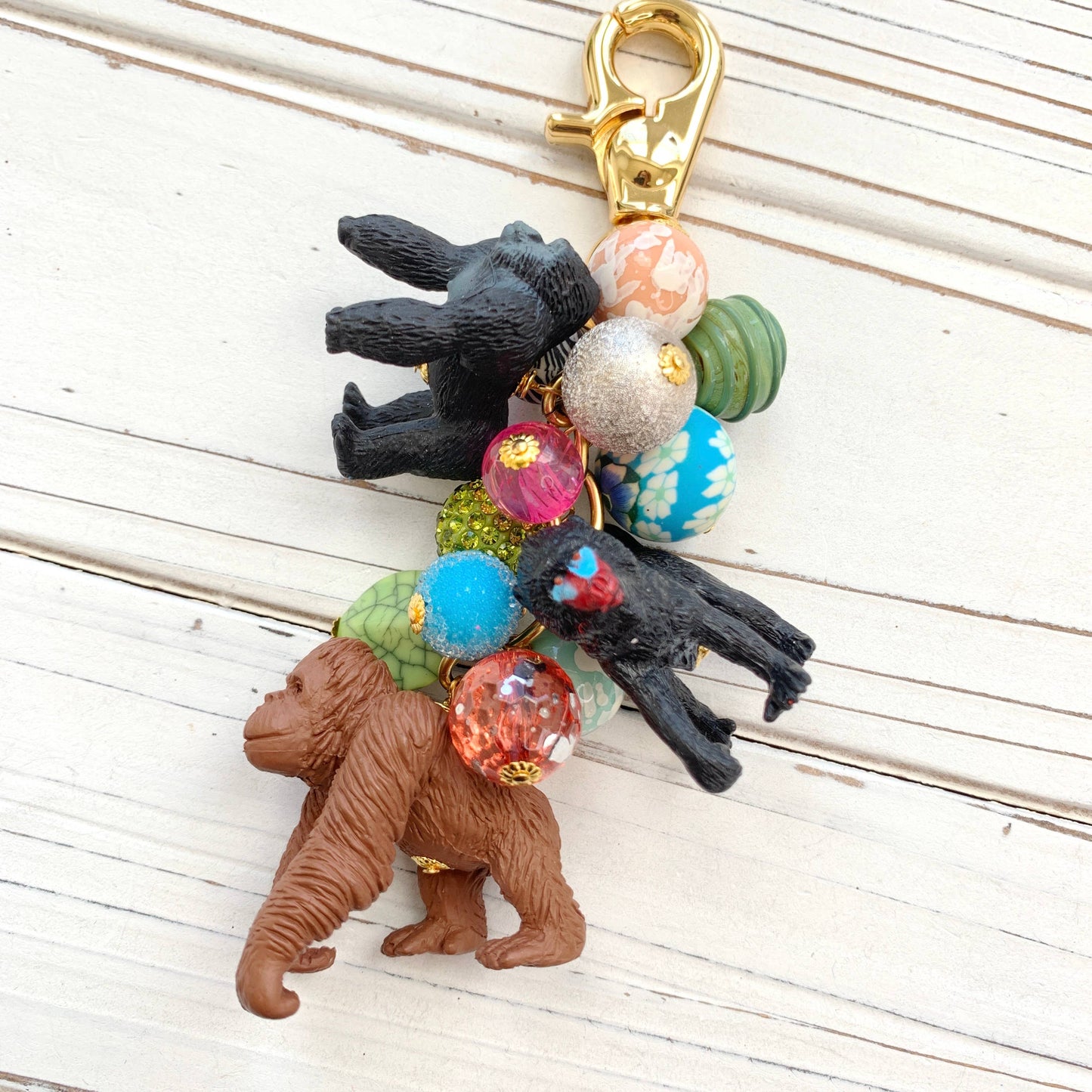 Monkey Business Bag Charm & Keychain