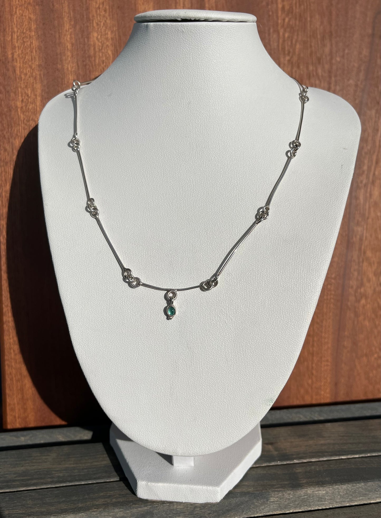 Bone Chain w/ Emerald