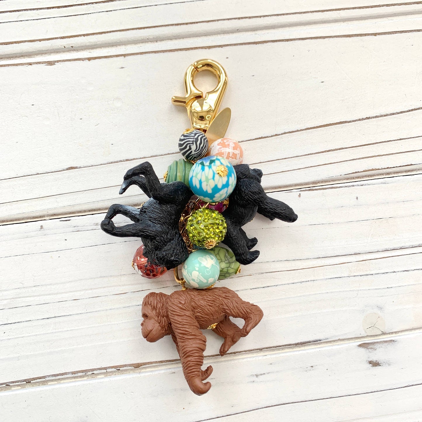 Monkey Business Bag Charm & Keychain