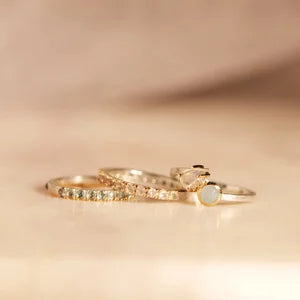 ORSAY: Moonstone & Aquamarine Ring