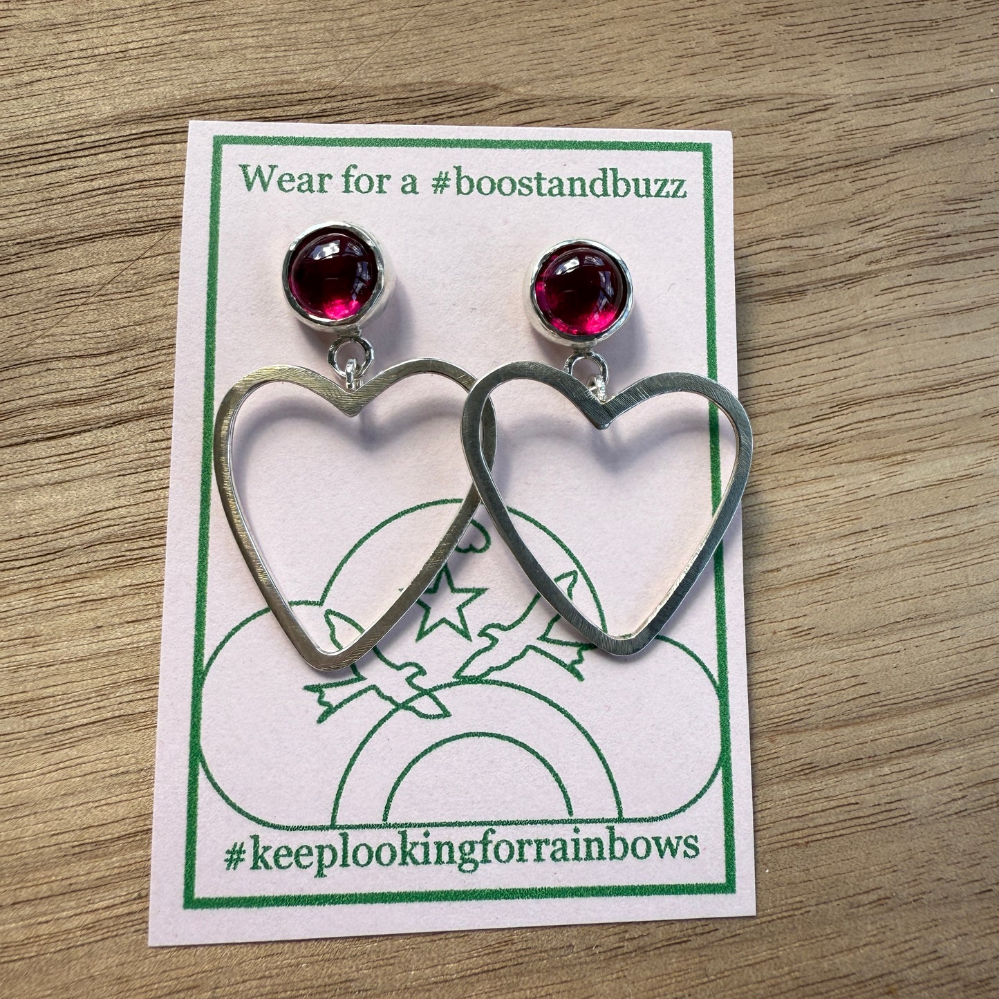 Silver Heart Earrings
