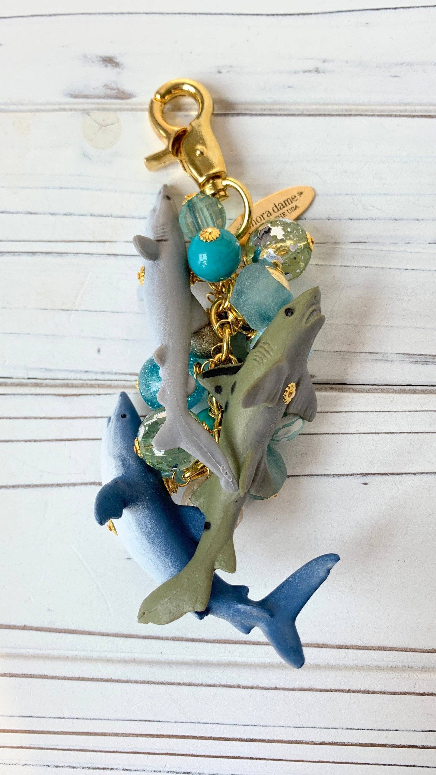 Shark Bag Charm & Keychain