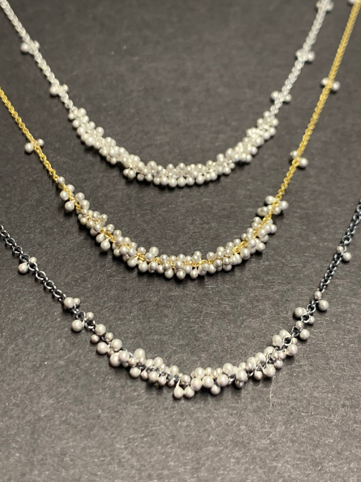 Clustered Wisteria Necklace- 18 inches