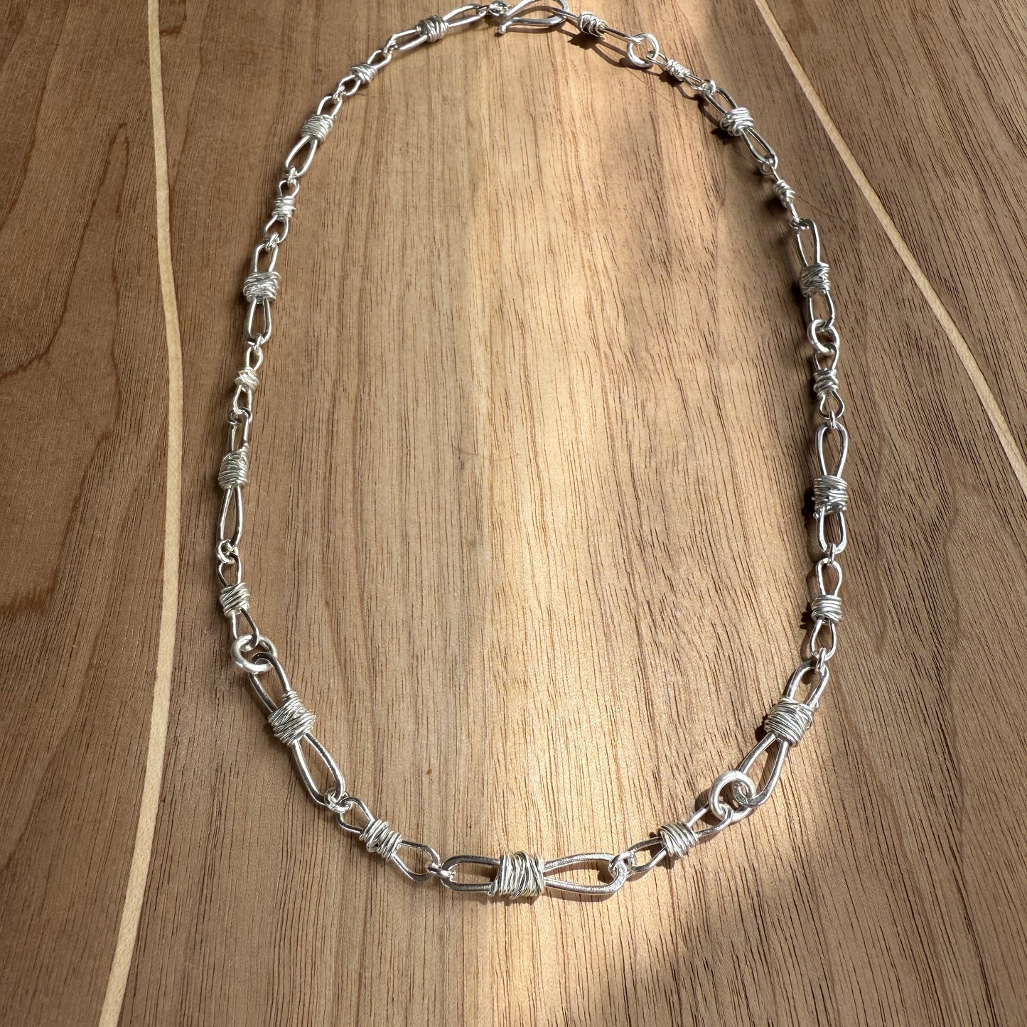Barbed Wire Chain Necklace