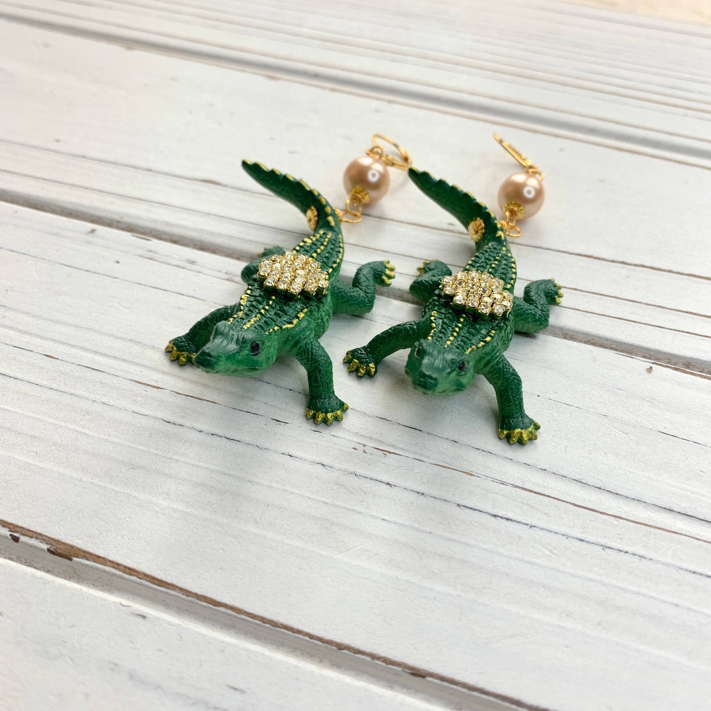 Alligator Earrings