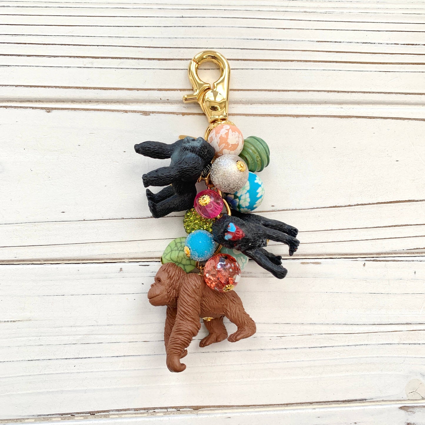 Monkey Business Bag Charm & Keychain