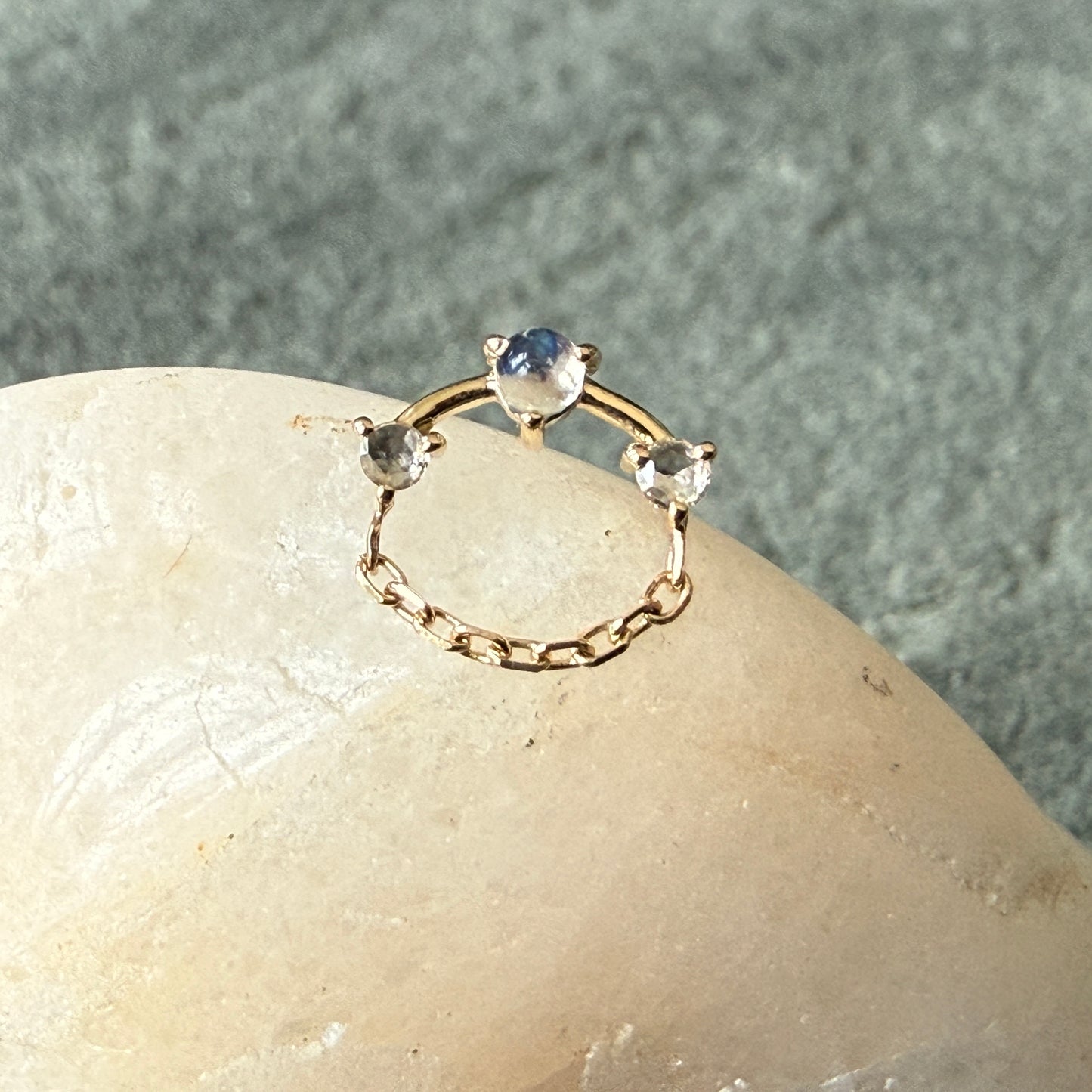Moonstone Constellation Earring