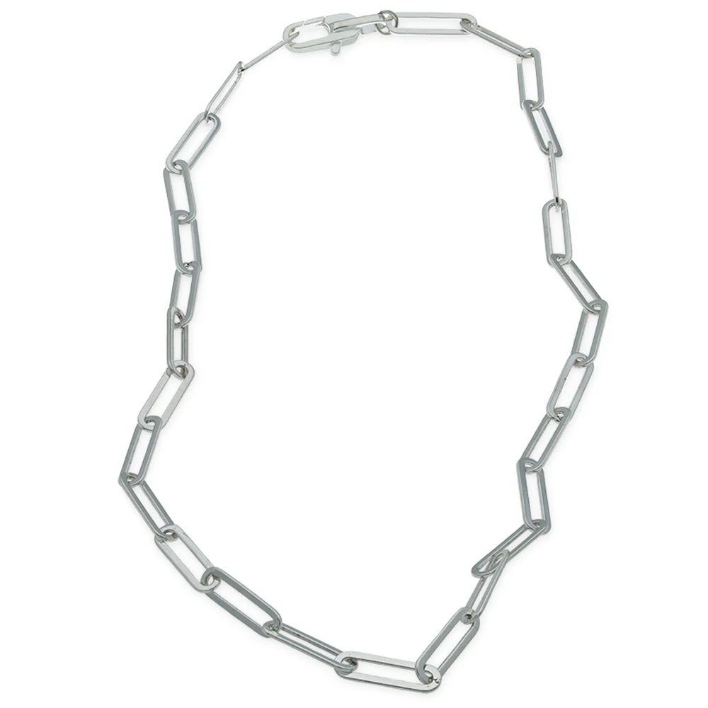 Large Paperclip Chain Necklace