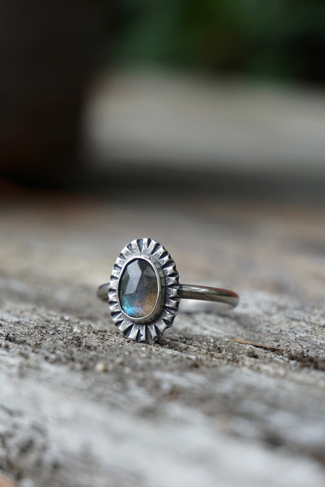 Labradorite Ridge Rings
