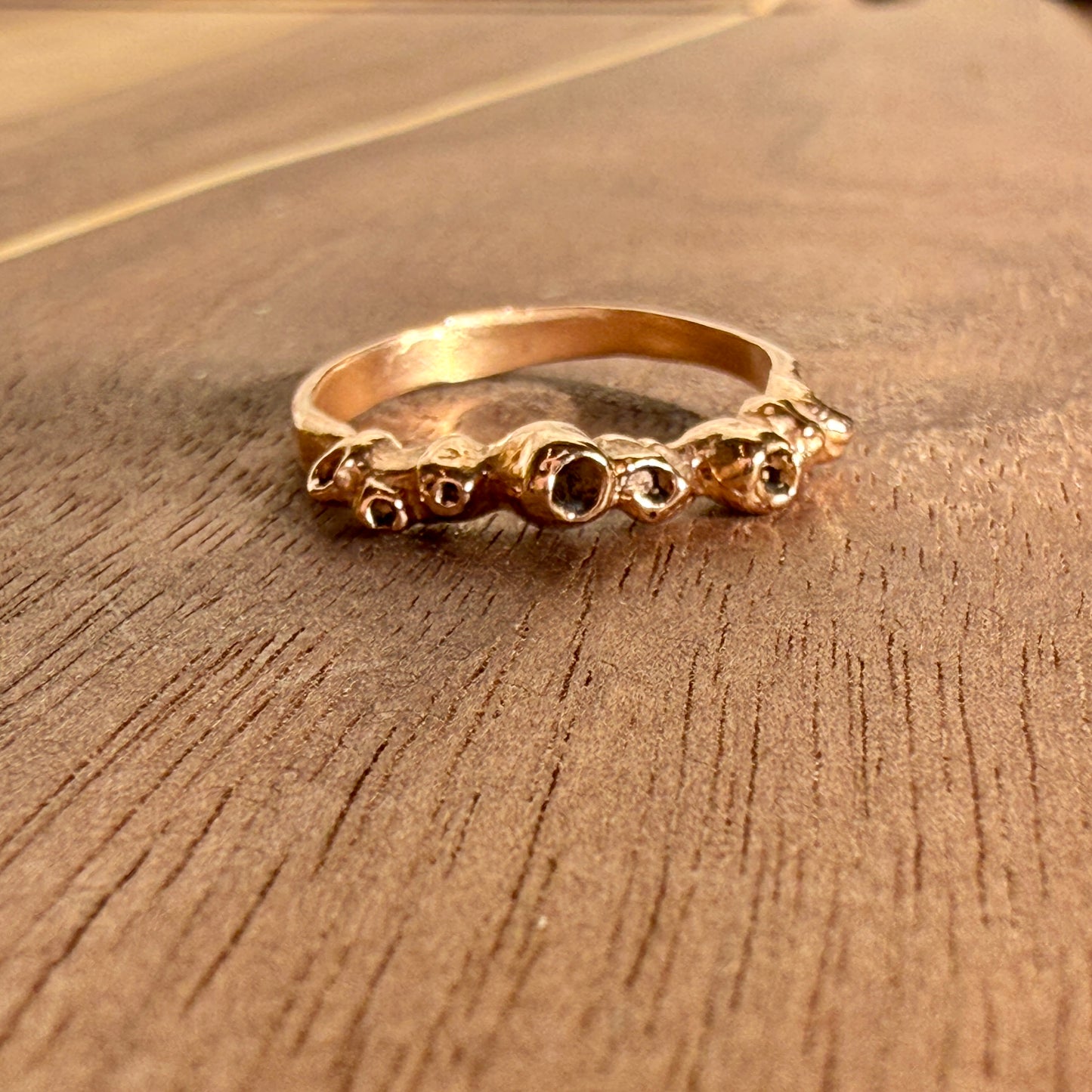 Rose Gold Barnacle Ring