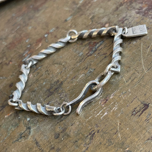 Sterling Twist Chain Bracelet