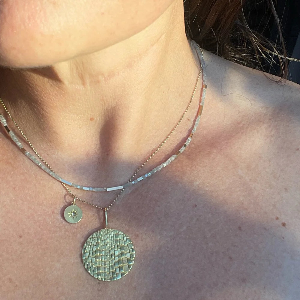 Diamond Cube Necklace