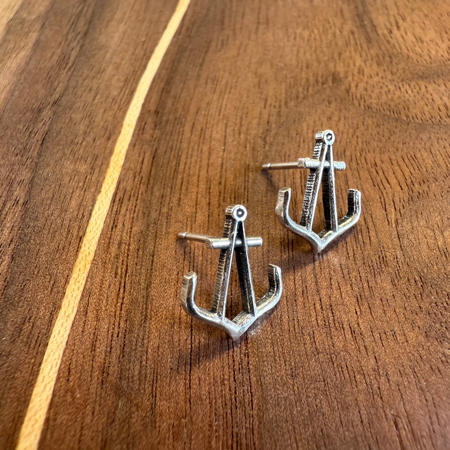 Anchor Stud Earrings
