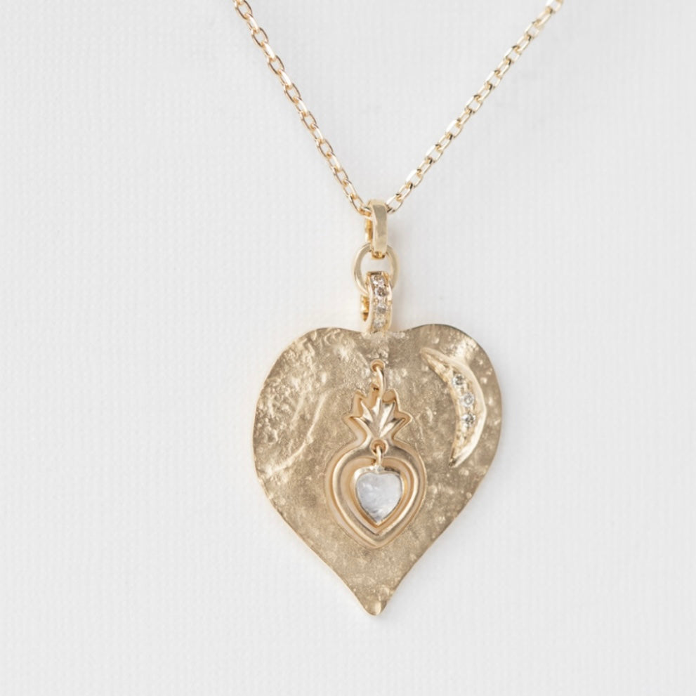 Heart On Fire Necklace