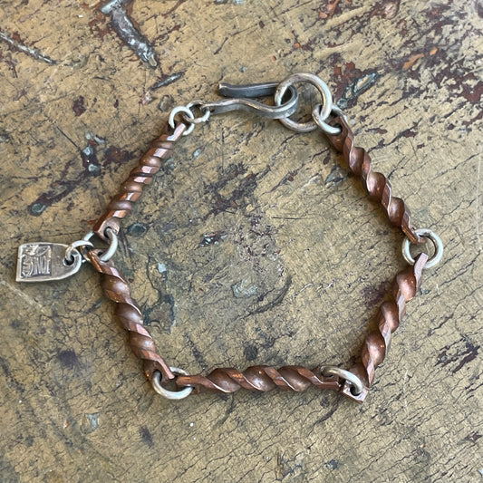 Forged Twist Chain Bracelet