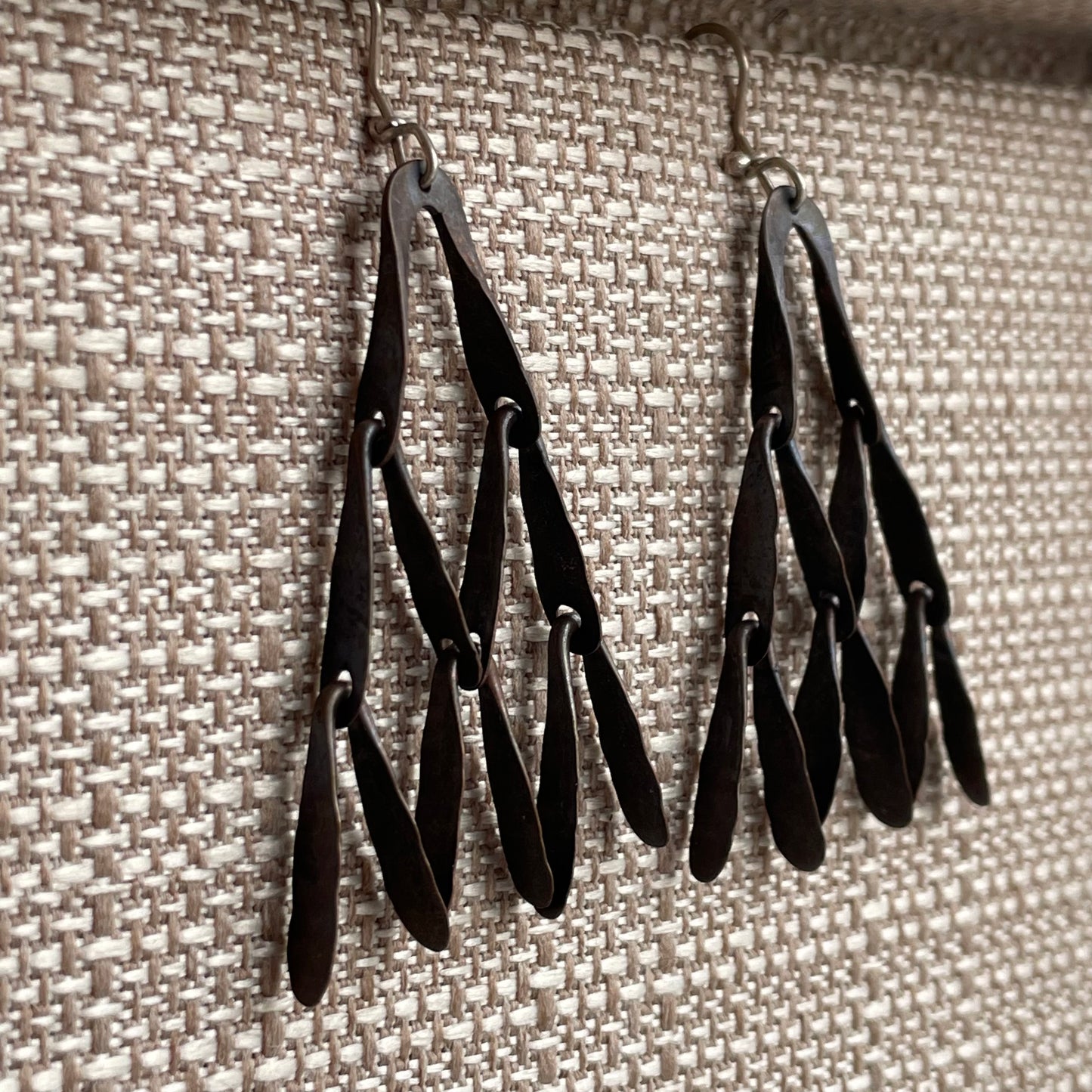 Pyramid Chandelier Earrings