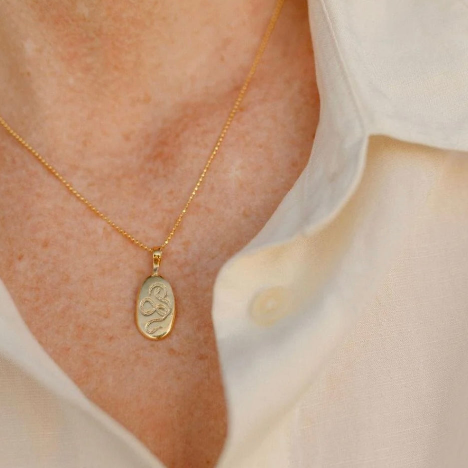 Serpent Rising Pendent Necklace