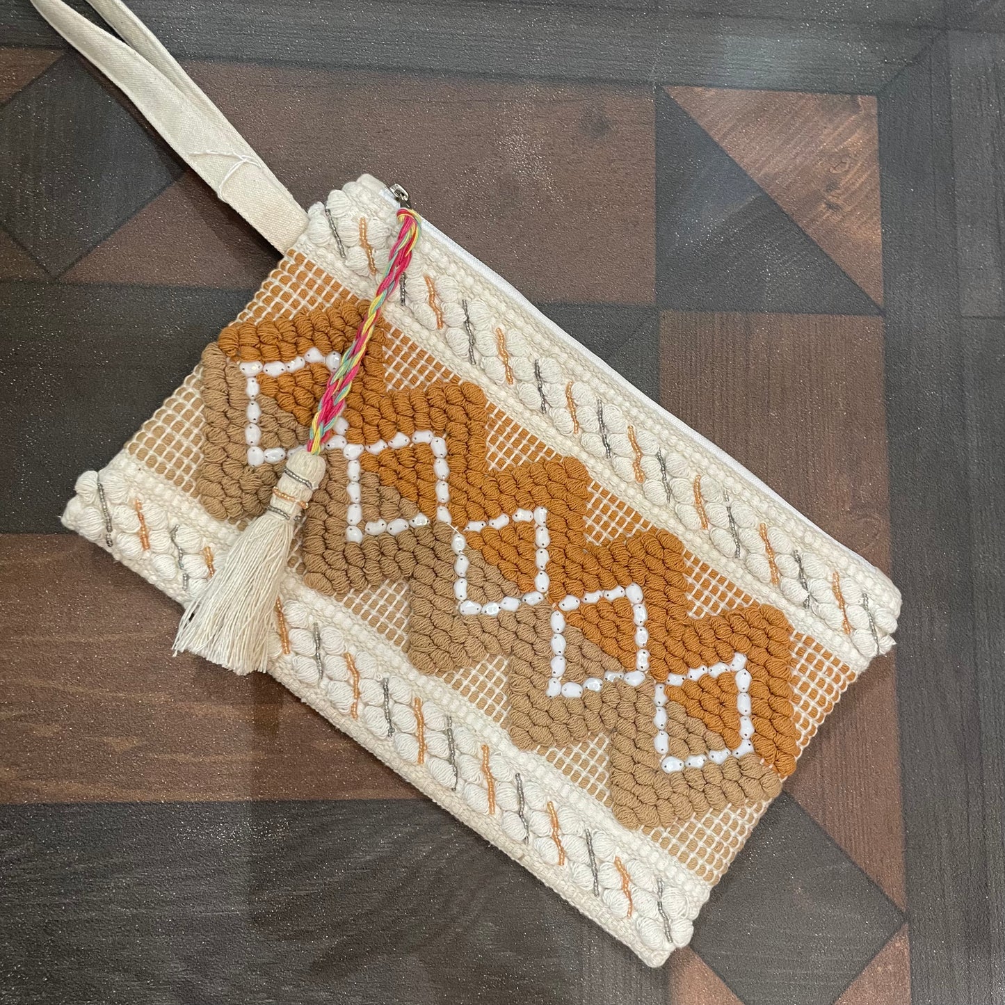 Ayla Tapestry Wristlet Bag