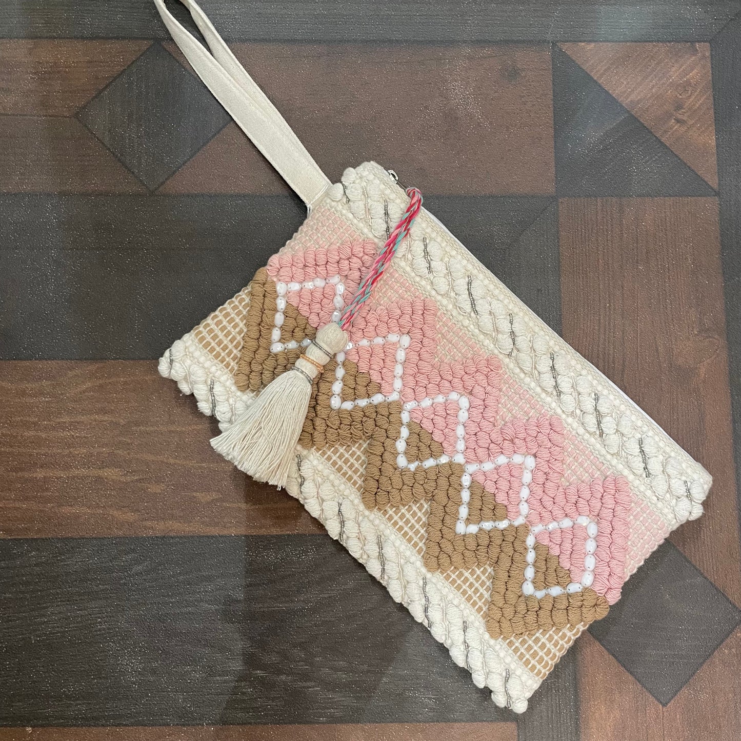 Ayla Tapestry Wristlet Bag