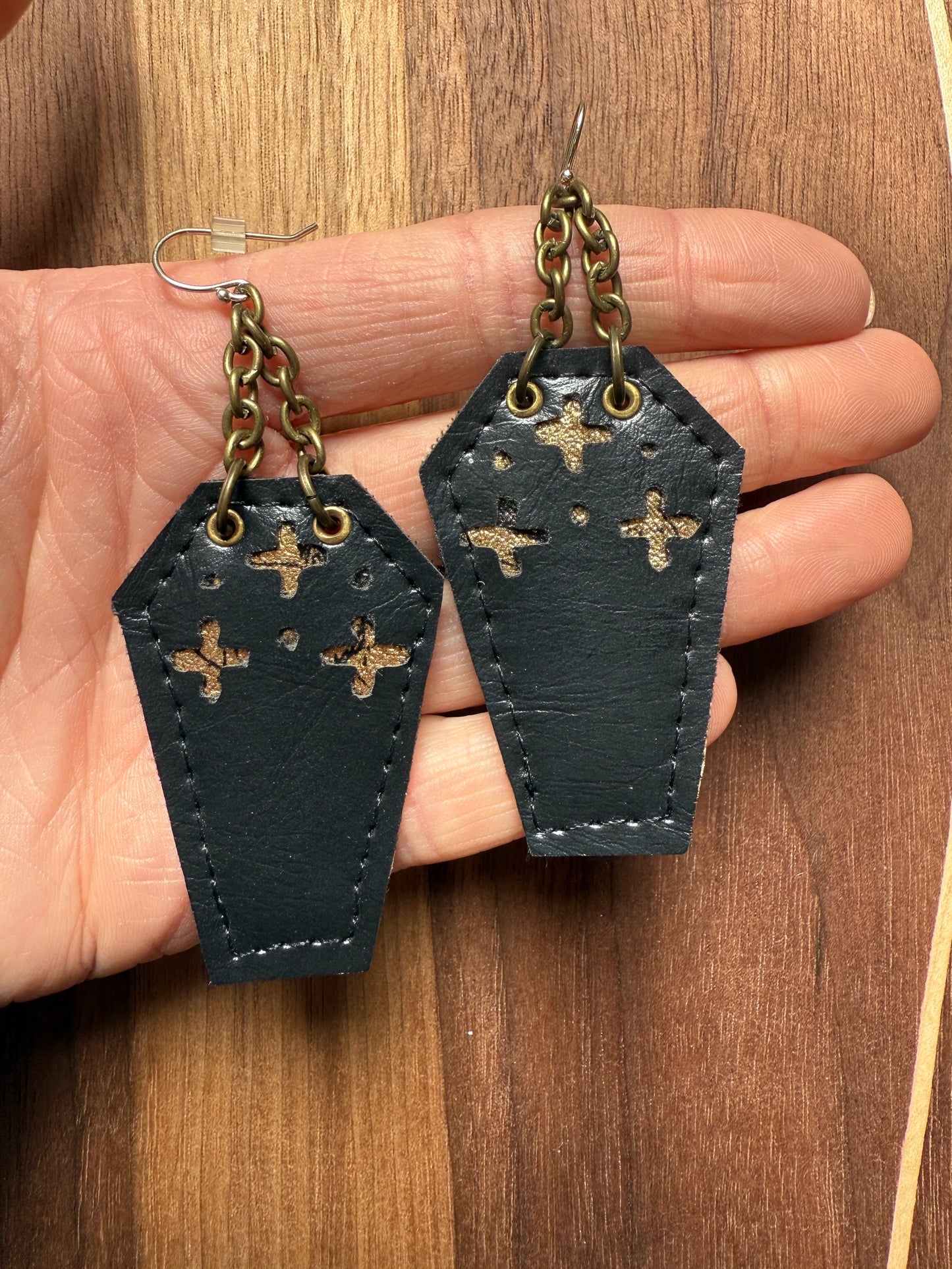 Coffin Earrings