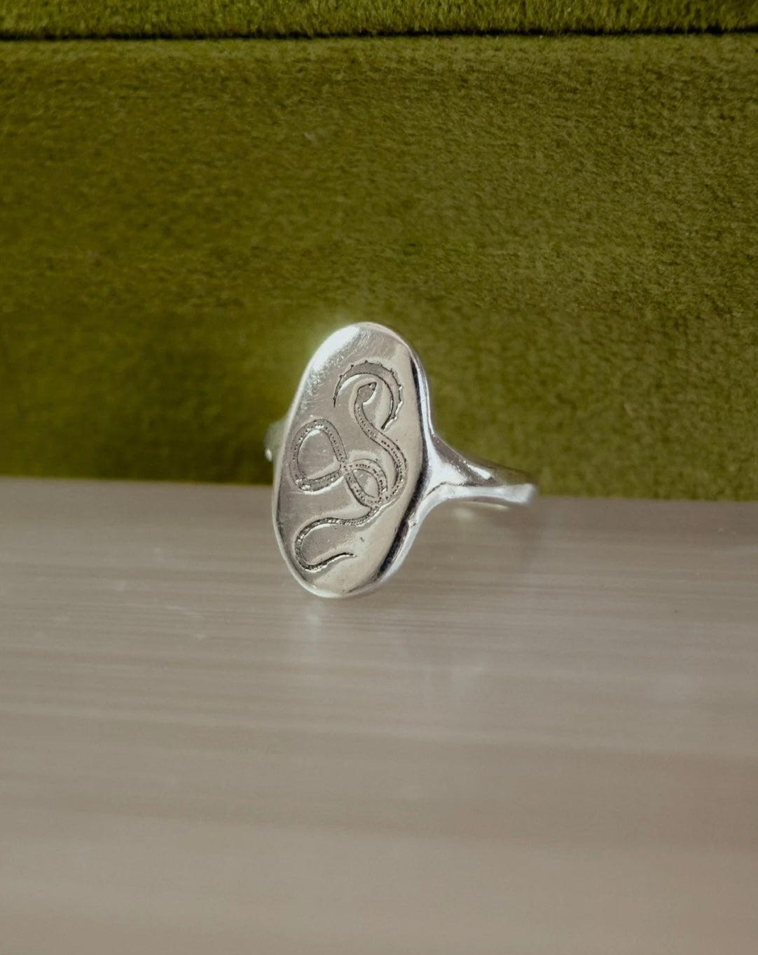 Serpent Rising Signet Ring