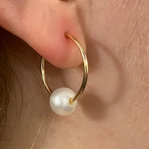 Naples Pearl Hoop