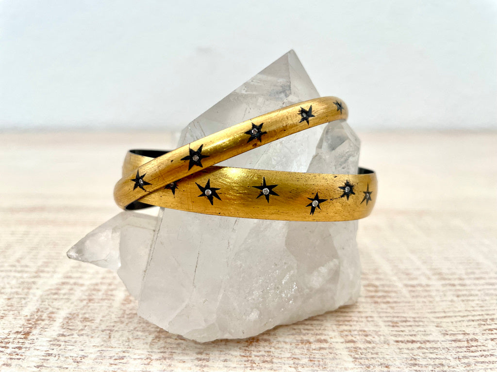 Stars and Diamonds Cloaked Cuff