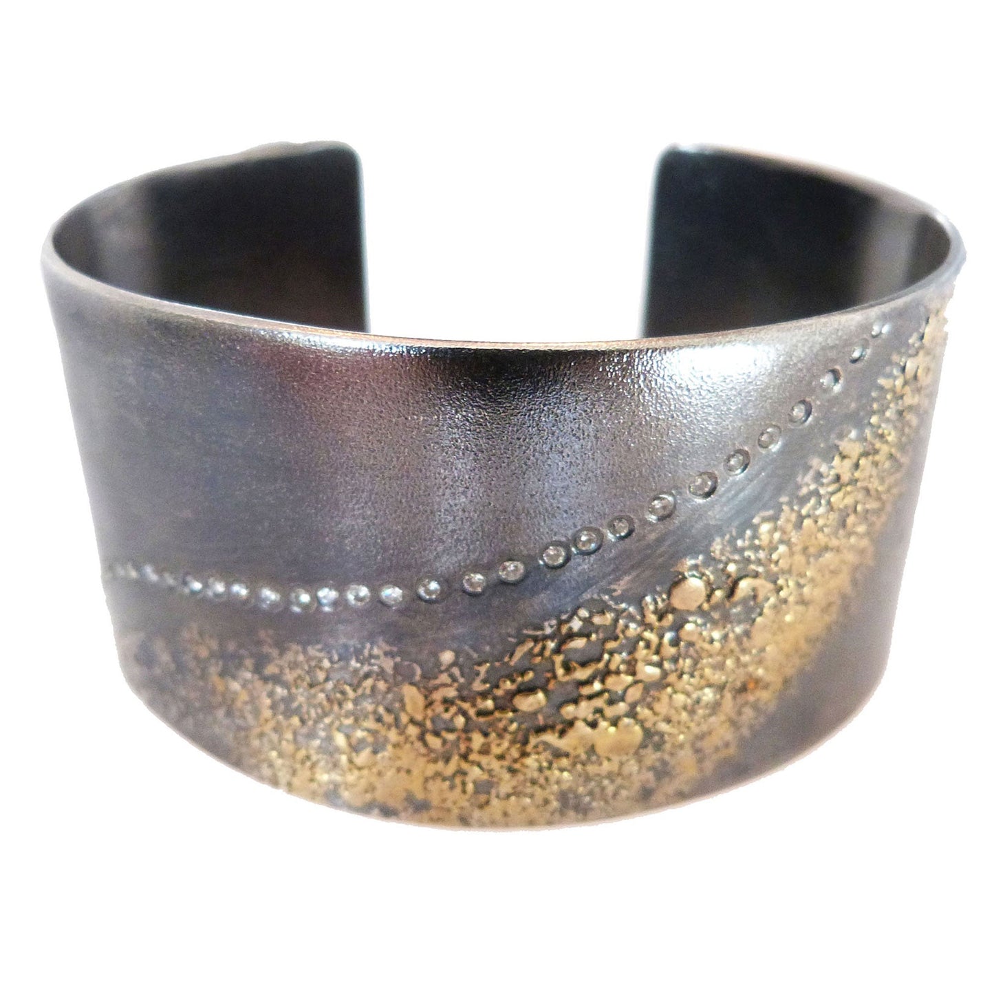 Diamond Slice Cuff Bracelet