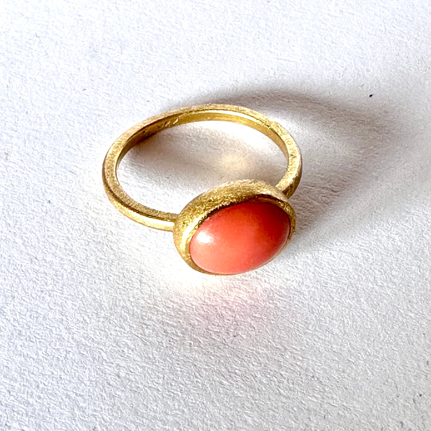 Antique Coral Ring