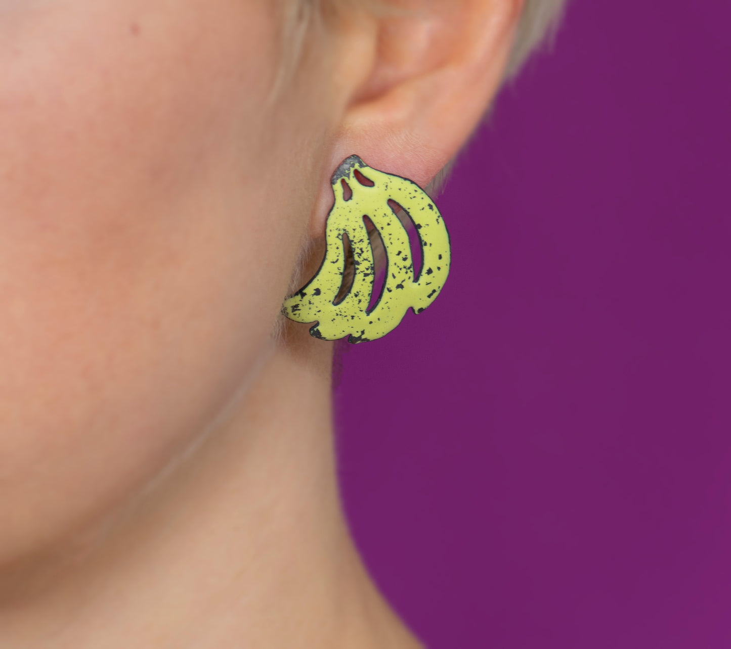 Large Banana Studs