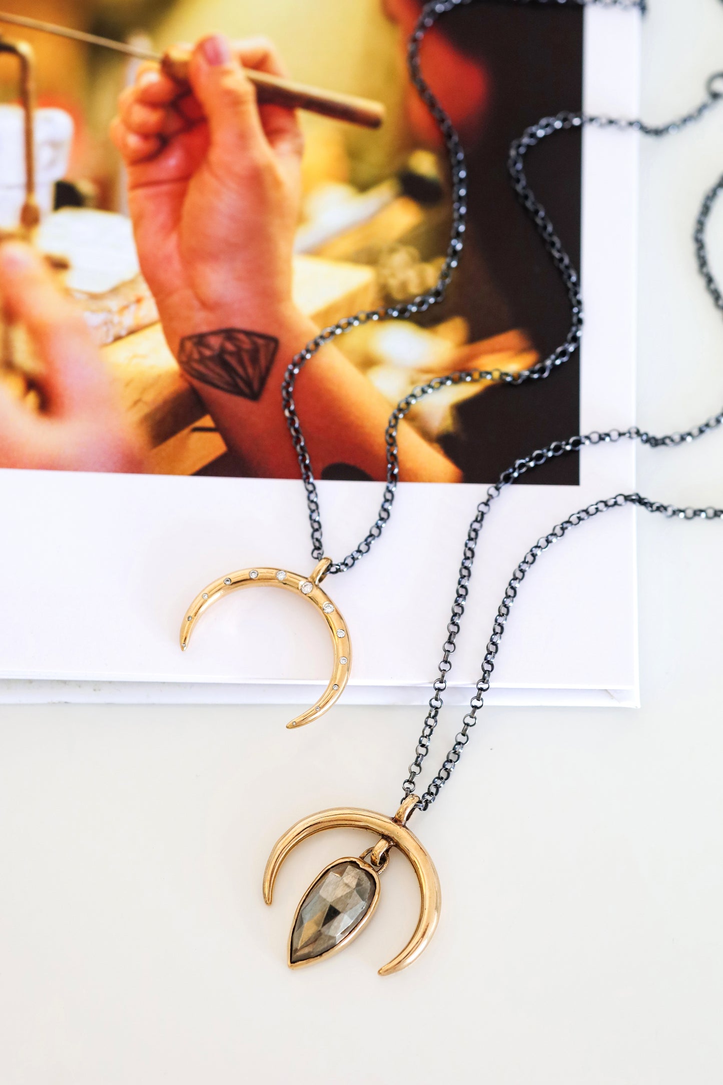 Crescent Moon Pendant