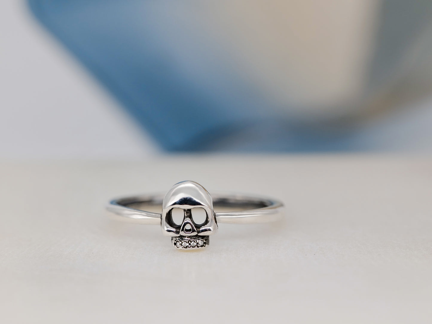 Sterling Silver Mini Skull Ring