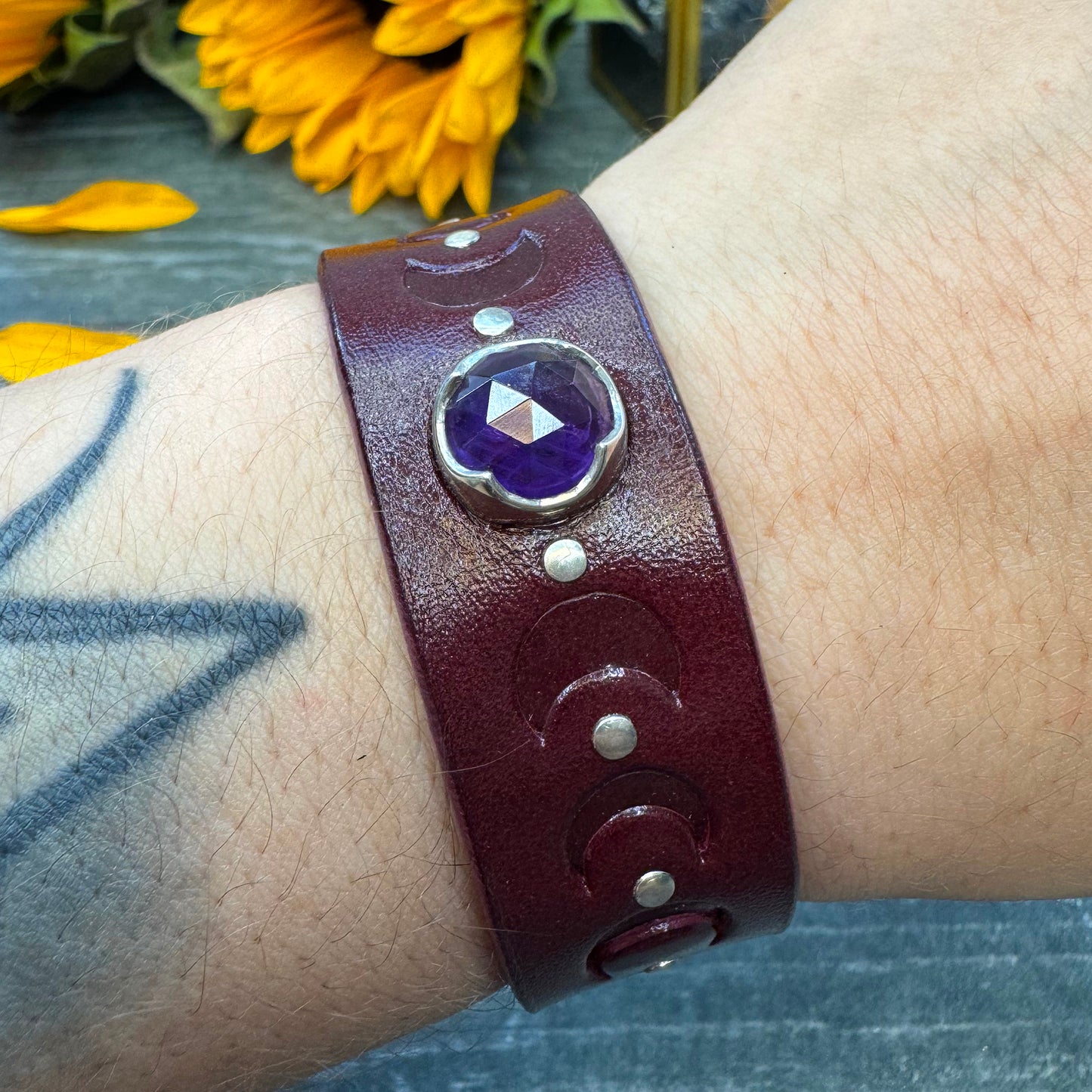 Snap Bracelet w/ Amethyst