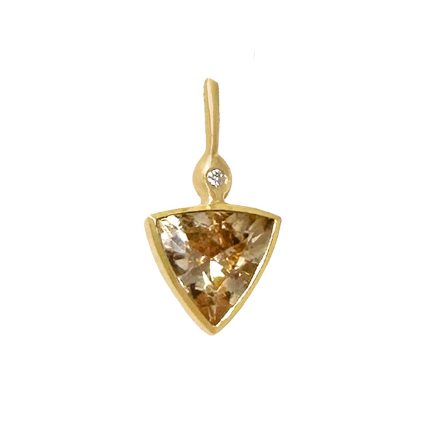 Trillion Pendant 22k