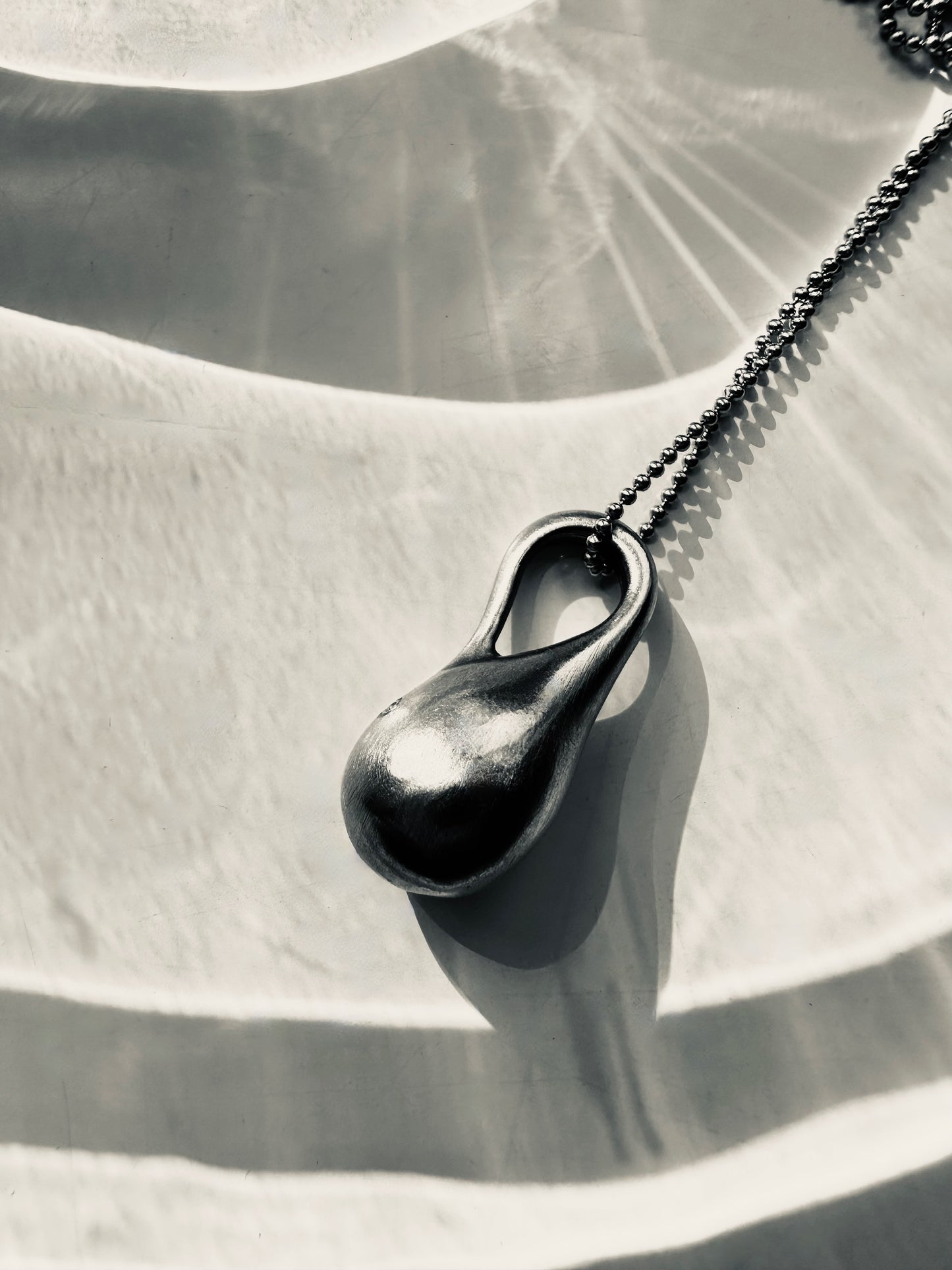 Big Drop Pendant - Sterling