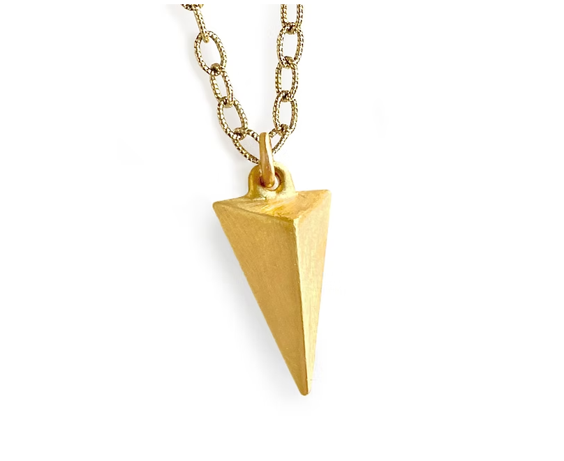 Pyramid Pendant 18k