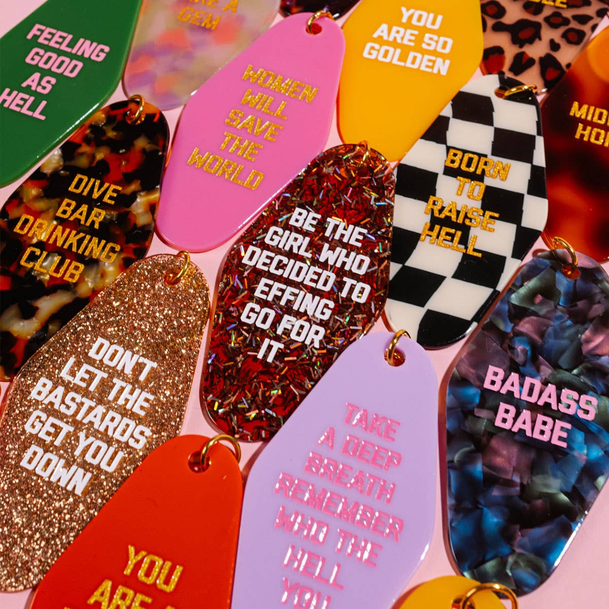 Dive Bar Drinking Club Keytag